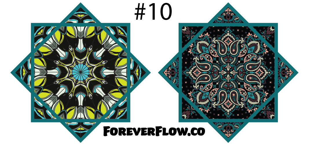 #10 Teal Mandala FlowStar