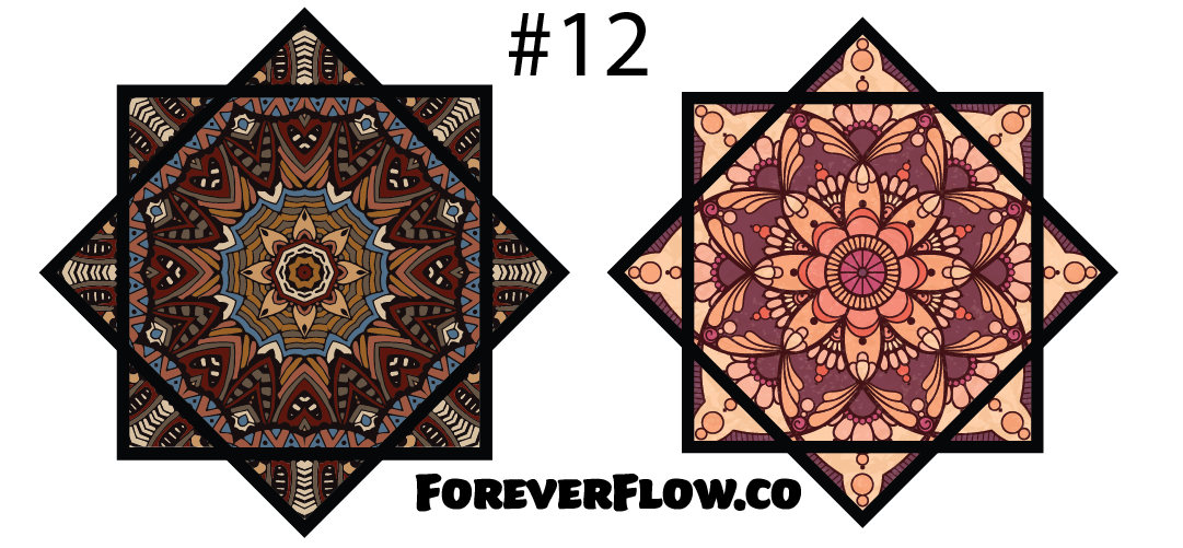 #12 Brown Mandala FlowStar