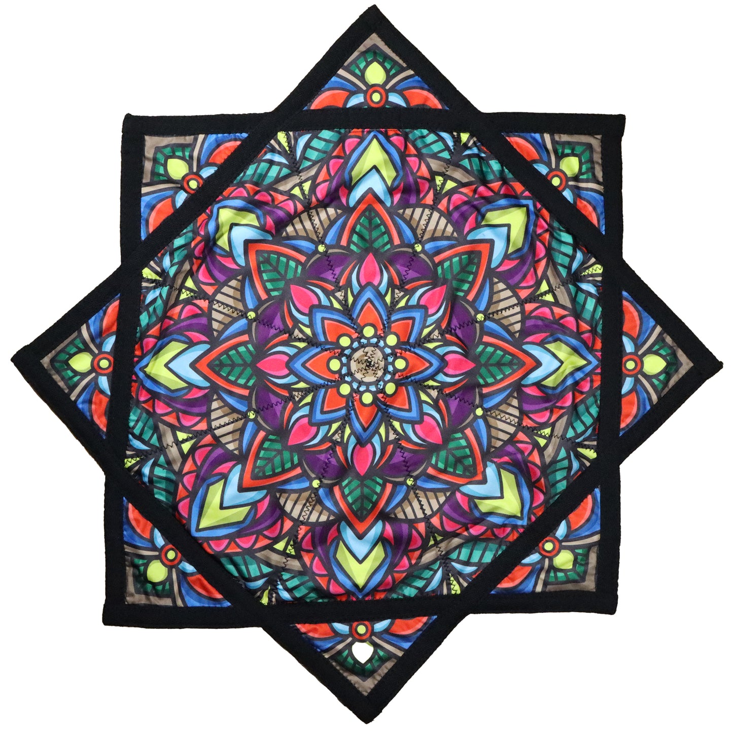 #15 Green FlipFlop Mandala FlowStar