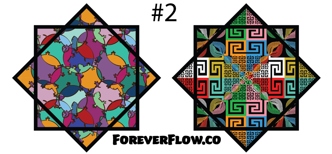 #2 Turtle Pattern ForeverFlow Star