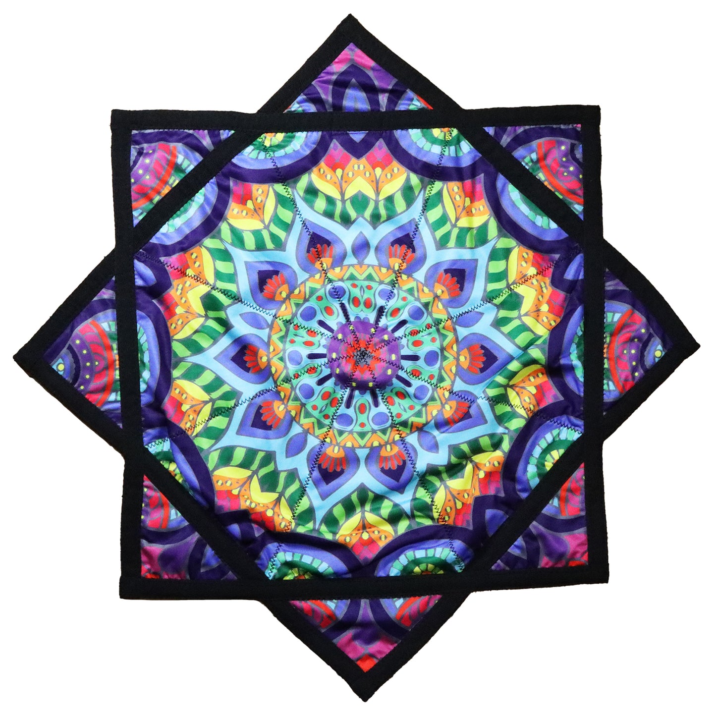 #6 Purple Heart Mandala FlowStar