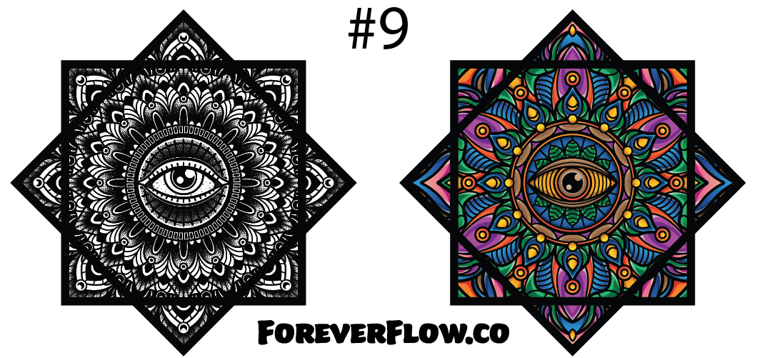 #9 Eyeball Forever FlowStar 26" (Ships by August 1st)