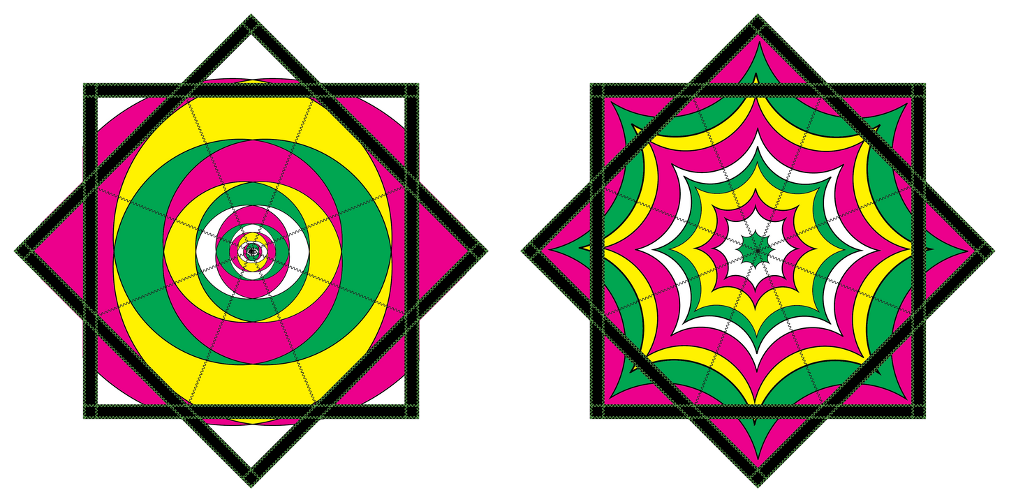 "Watermelon Echo " Artwork by Annalise Barden – Forever FlowStar 26"