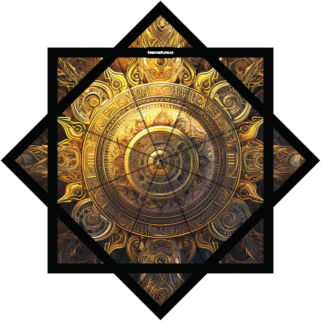 Aztec Egyptian Style โ Jumbo 48" FlowStar (Ready To Ship)