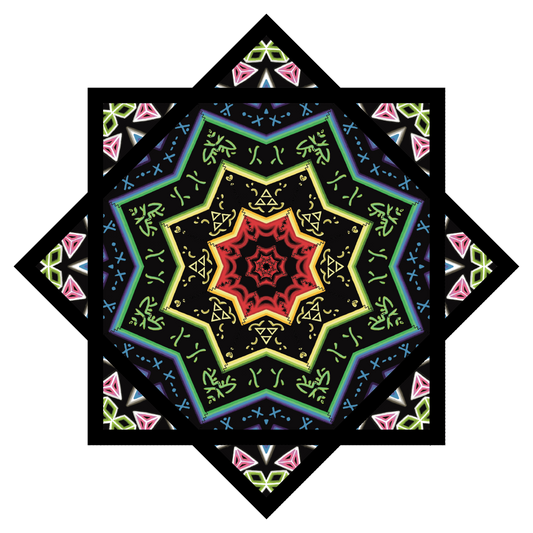 " Rainbow matrix " by Cameron Villanueva– Forever FlowStar 26" (Pre-Sale)
