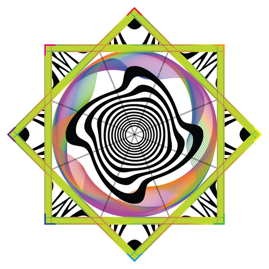 Chroma Vortex – Mini FlowStar 24" (Ready to Ship)