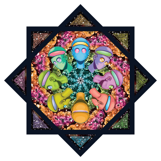 "Cloudbound NightSpin " Artwork by Benjamin Brooks – Forever FlowStar 26"