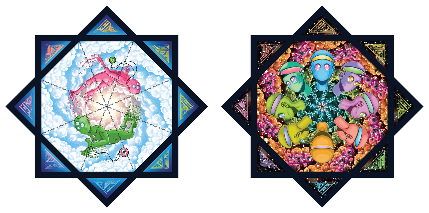 "Cloudbound NightSpin " Artwork by Benjamin Brooks – Forever FlowStar 26"