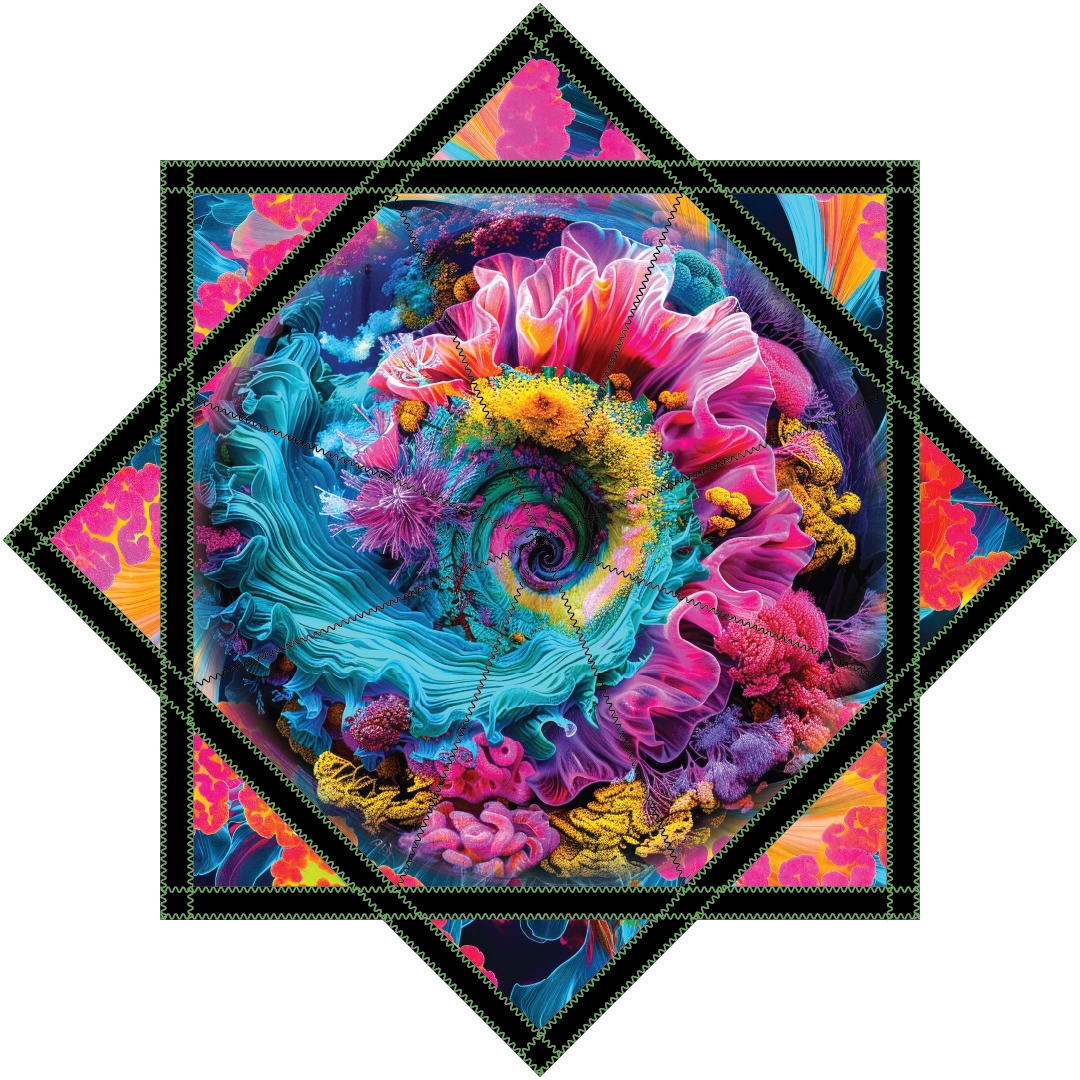 Coral Reef – Jumbo 48" FlowStar (Ready To Ship)