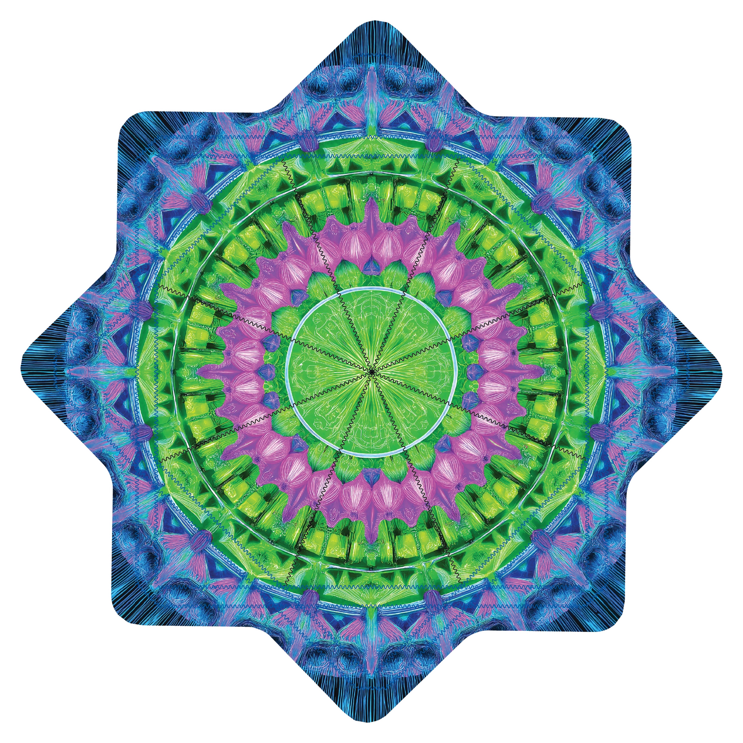 Dragonfly Fractal – GlowStar- LED Light Up 26" (Ready To Ship)