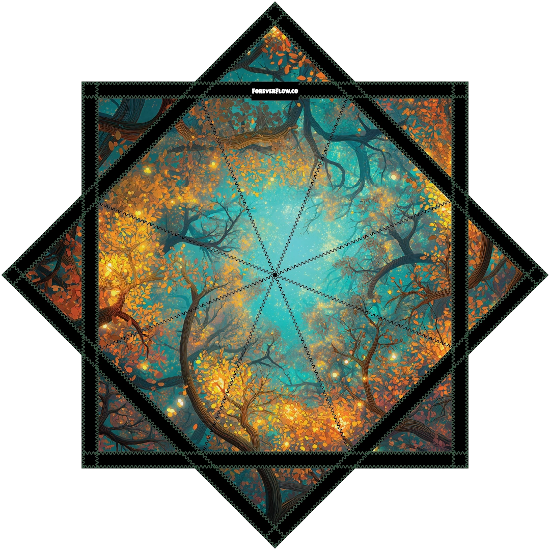 Enchanted Forest – Jumbo 48" FlowStar (Ready To Ship)