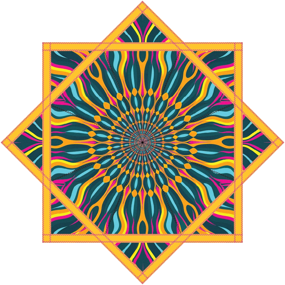Exploding Paint Swirl – Jumbo 48" FlowStar (Ready To Ship)