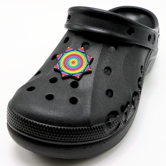 Spiral FlowStar Croc Charm