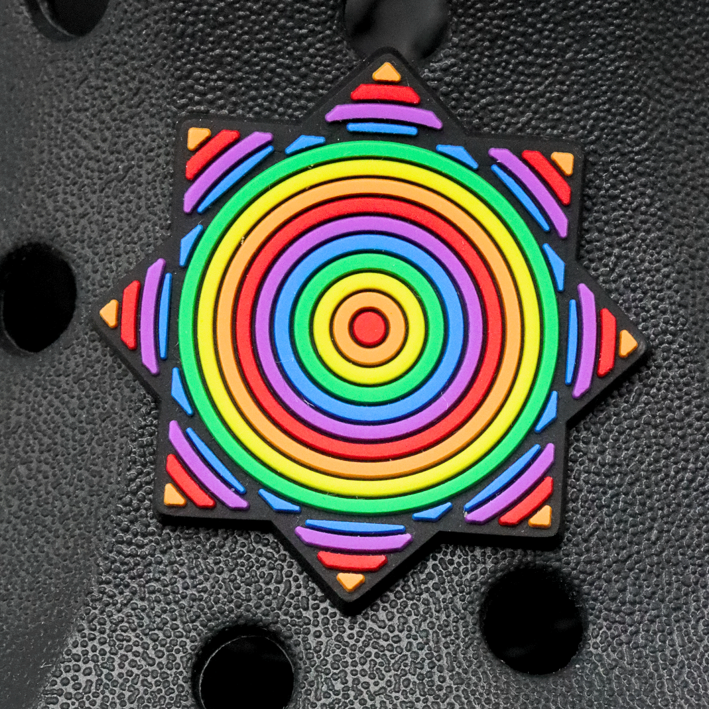 Spiral FlowStar Croc Charm