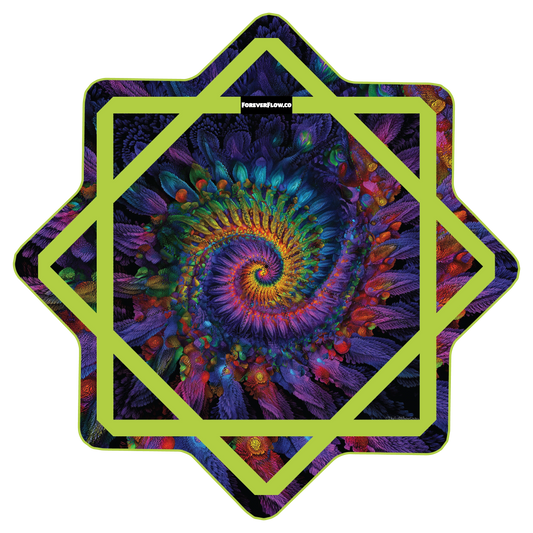 Fractal Feather –  GlowStar- LED Light Up 26" (Ships By Nov. 10th)