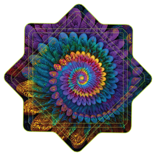 Fractal Feather –  GlowStar- LED Light Up 26" (Ships By Nov. 10th)