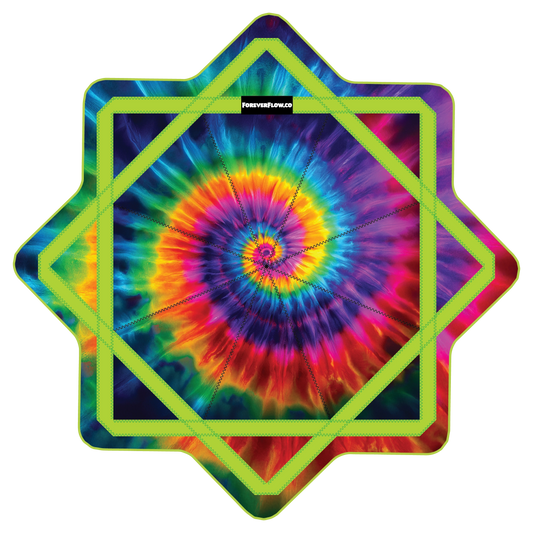 Fractal Tye Dye –  GlowStar- LED Light Up 26" (Ships By Nov. 10th)