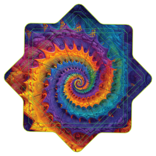 Fractal Tye Dye –  GlowStar- LED Light Up 26" (Ships By Nov. 10th)
