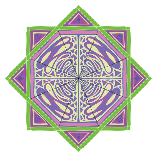 " Funkadelic Fractal " by Ashley Liberatore – Forever FlowStar 26" (Pre-Sale)