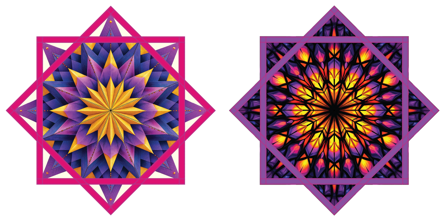 Glass Compass – Forever FlowStar 26" (Ships By Nov 10th)