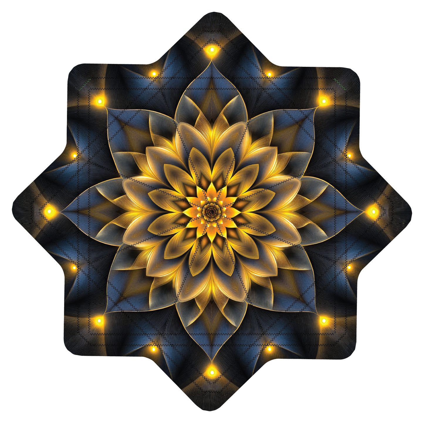 Golden Flower –  GlowStar- LED Light Up 26" (Ships By Nov. 10th)