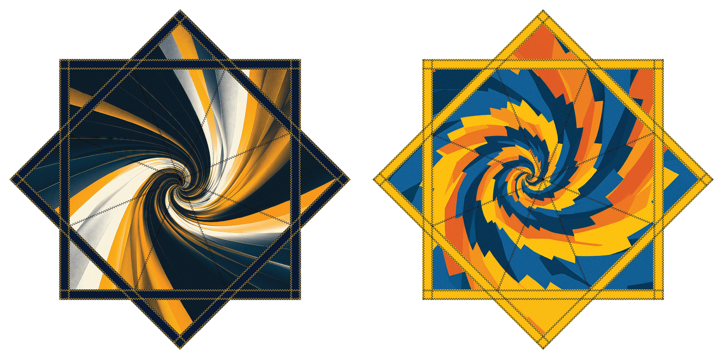 Golden Swirl – Forever FlowStar 26" (Ships By Nov 10th)