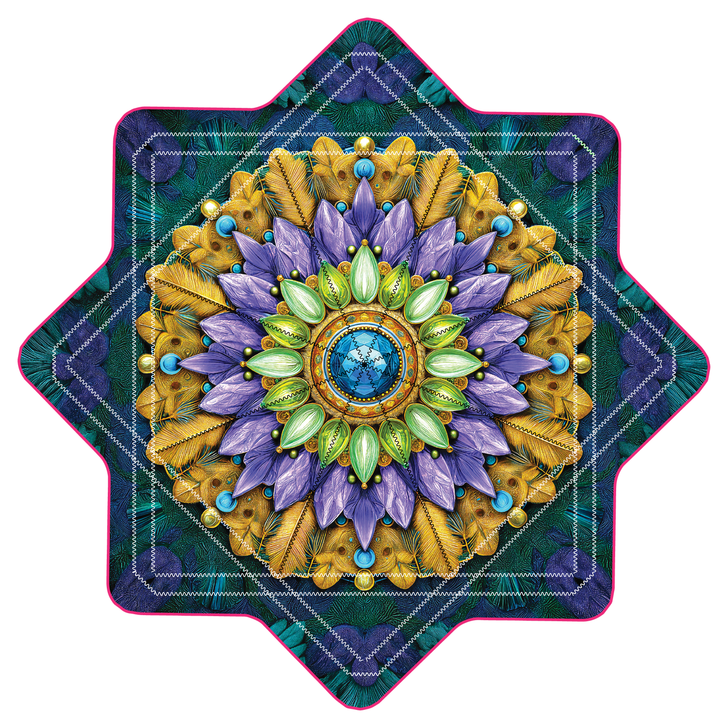 Jewled Flower – GlowStar- LED Light Up 26" (Ready To Ship)