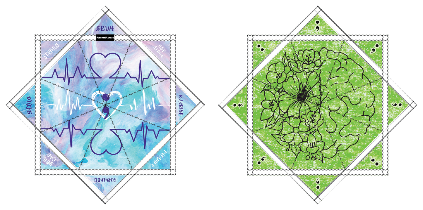 "Mental Health Matters" Artwork by Jordan Martin – Forever FlowStar 26"