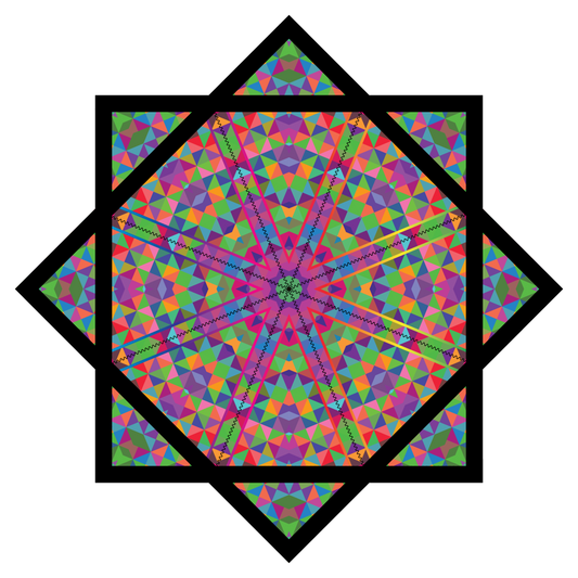 Kaleidoscope Visions – Forever FlowStar 26" (Ready to Ship)