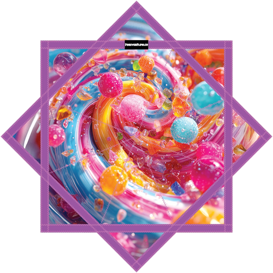 Lollipop Swirl – Jumbo 48" FlowStar (Ready To Ship)