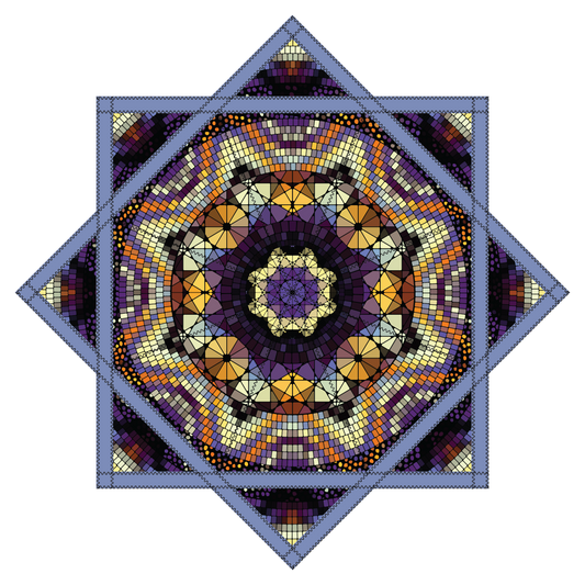 Mosaic Fractal – Forever FlowStar 26" (Ships By Jan. 10th)
