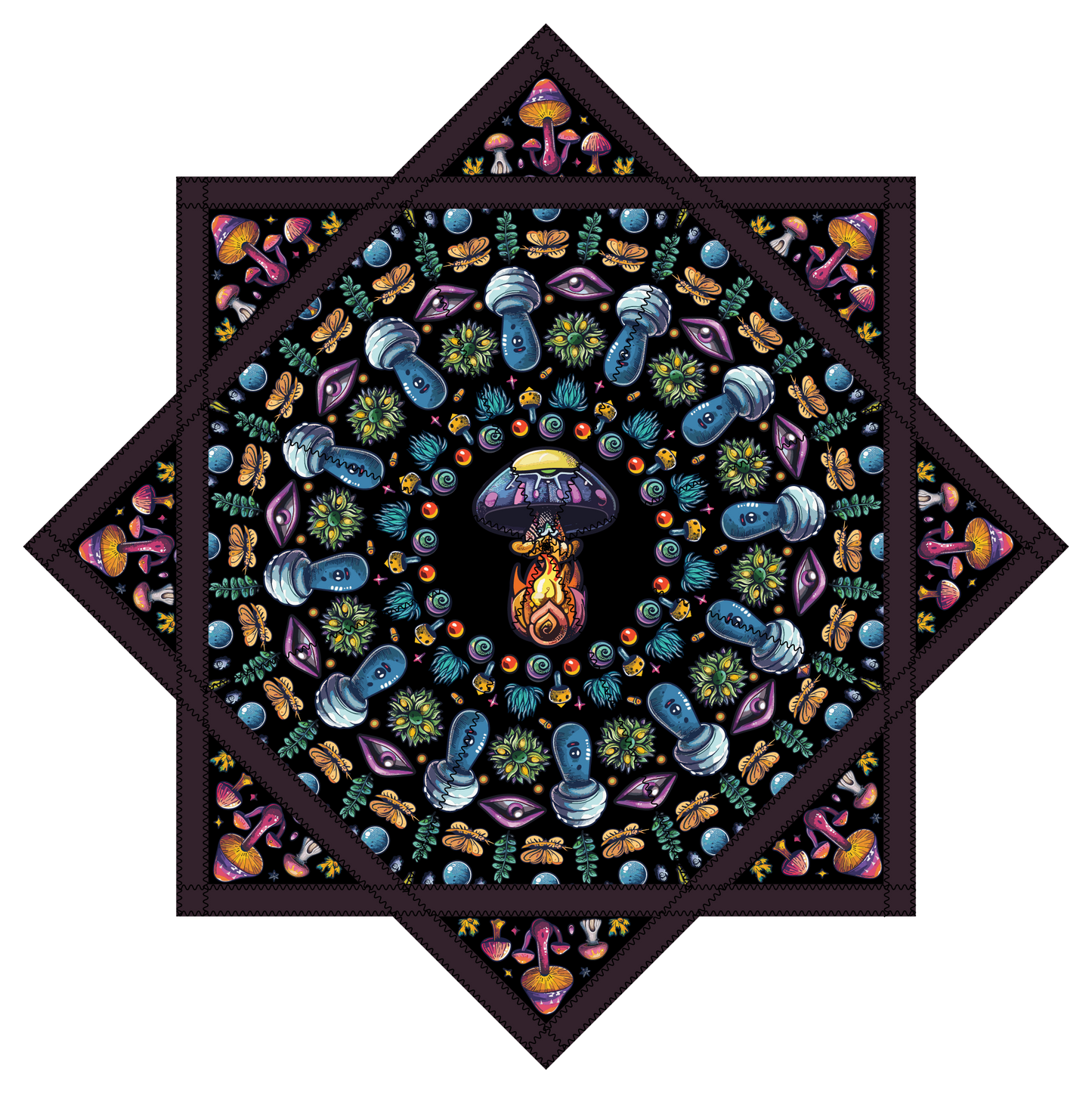 Mushroom Madness – Forever FlowStar 26" (Ships by August 1st)