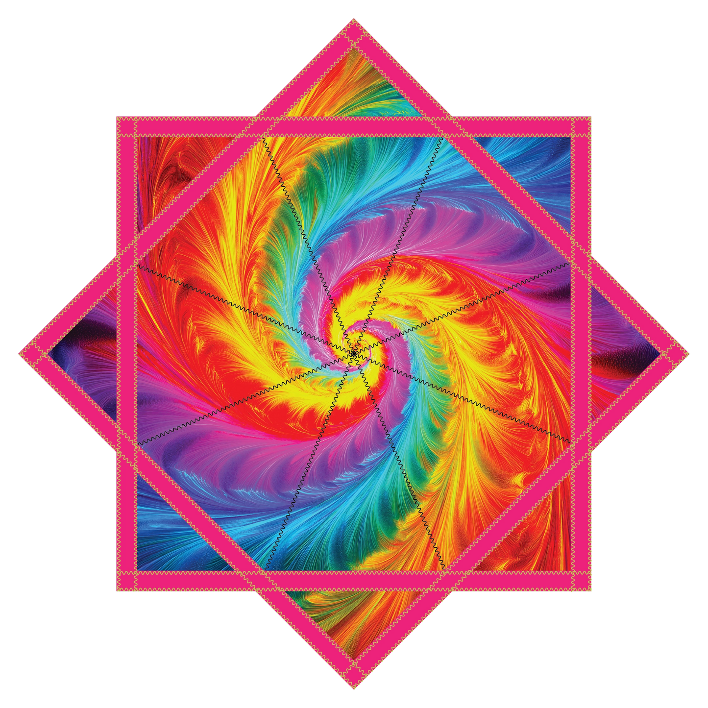 Painted Rainbow– Forever FlowStar 26" (Ready To Ship)