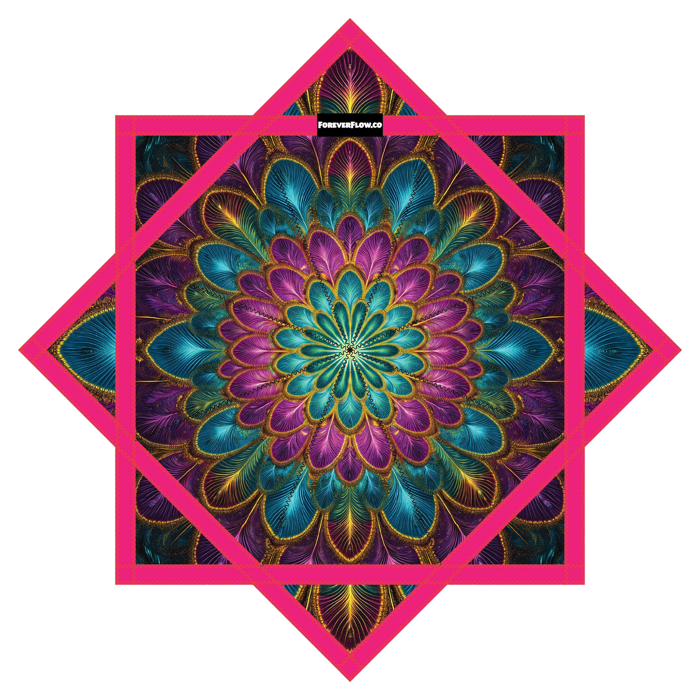 Peacock Bloom – Forever FlowStar 26" (Ready To Ship)