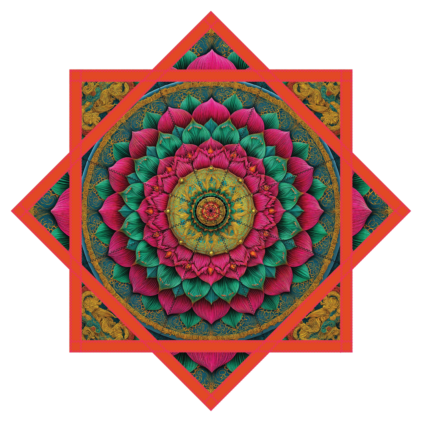 Peacock Bloom – Forever FlowStar 26" (Ready To Ship)