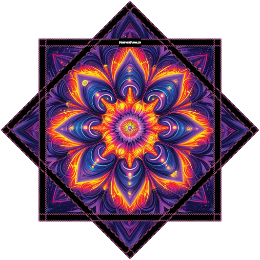 Purple Pulse Flower – Jumbo 48" FlowStar (Ready To Ship)