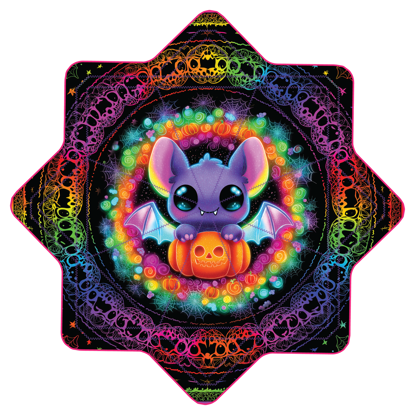 Pumpkin Boo Bat – GlowStar- LED Light Up 26" (Ships by Oct. 15th)