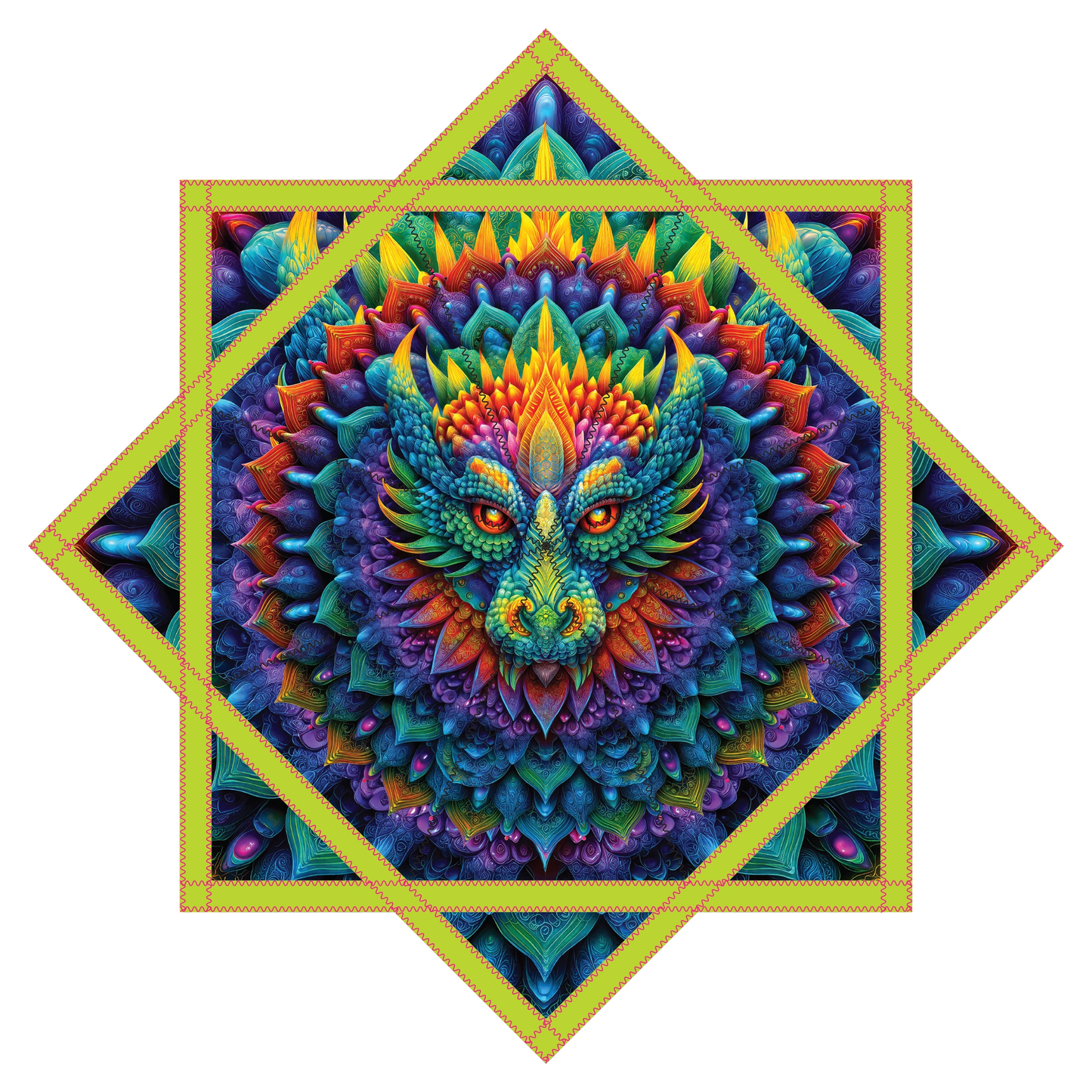 Rainbow Dragon – Forever FlowStar 26" (Ships By Nov 10th)