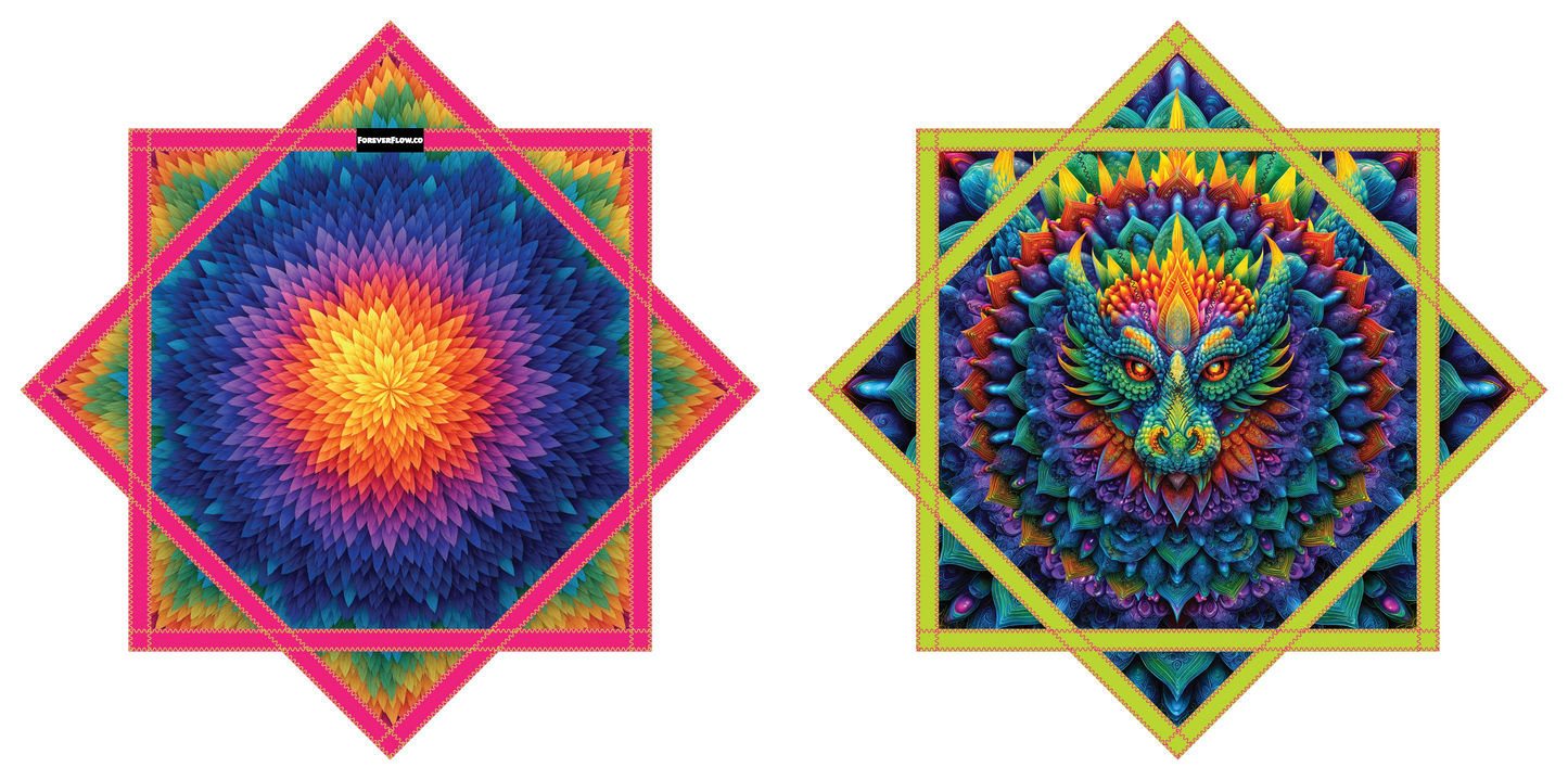 Rainbow Dragon – Forever FlowStar 26" (Ships By Nov 10th)