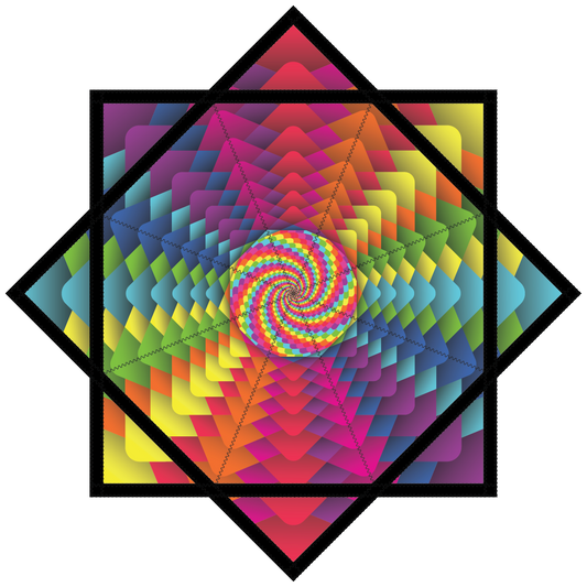 Rainbow Heart –  Forever FlowStar 26" (Ships by August 1st)