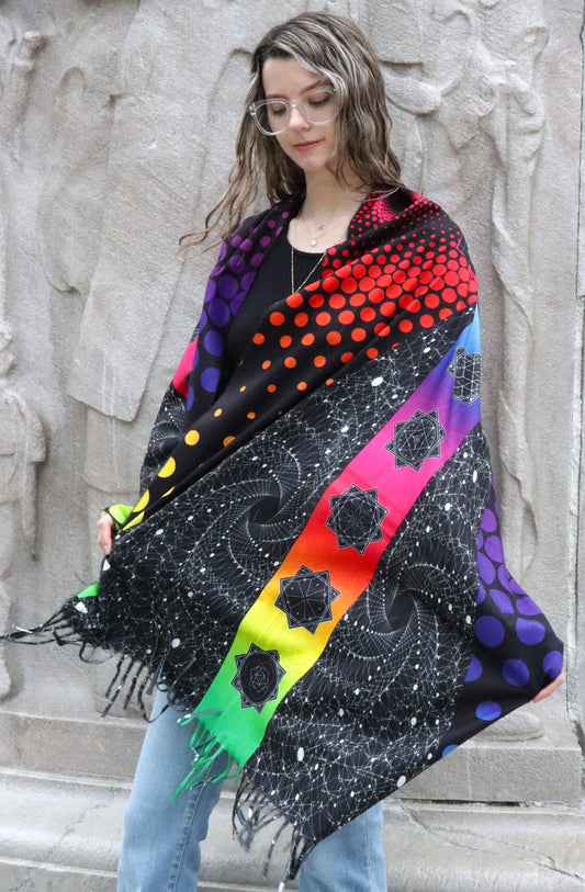 ForeverFlow Rainbow Void Pashmina