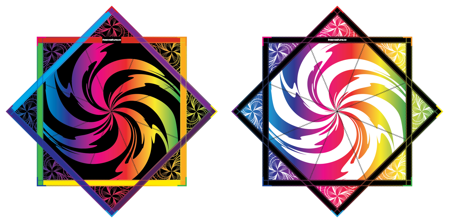 Rainbow Pop Off – Mini FlowStar 24" (Ready To Ship-Drops Aug. 20th)