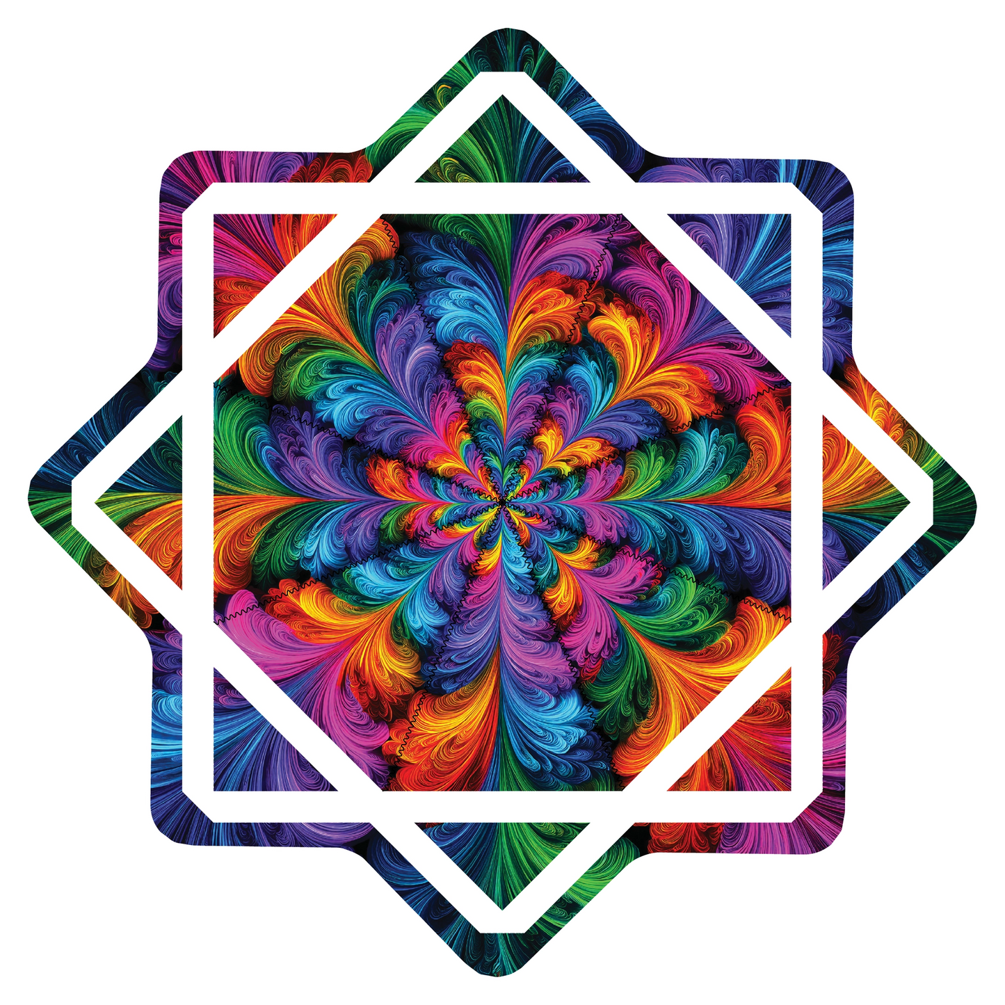 Rainbow Smoke – GlowStar- LED Light Up 26" (Ready To Ship)