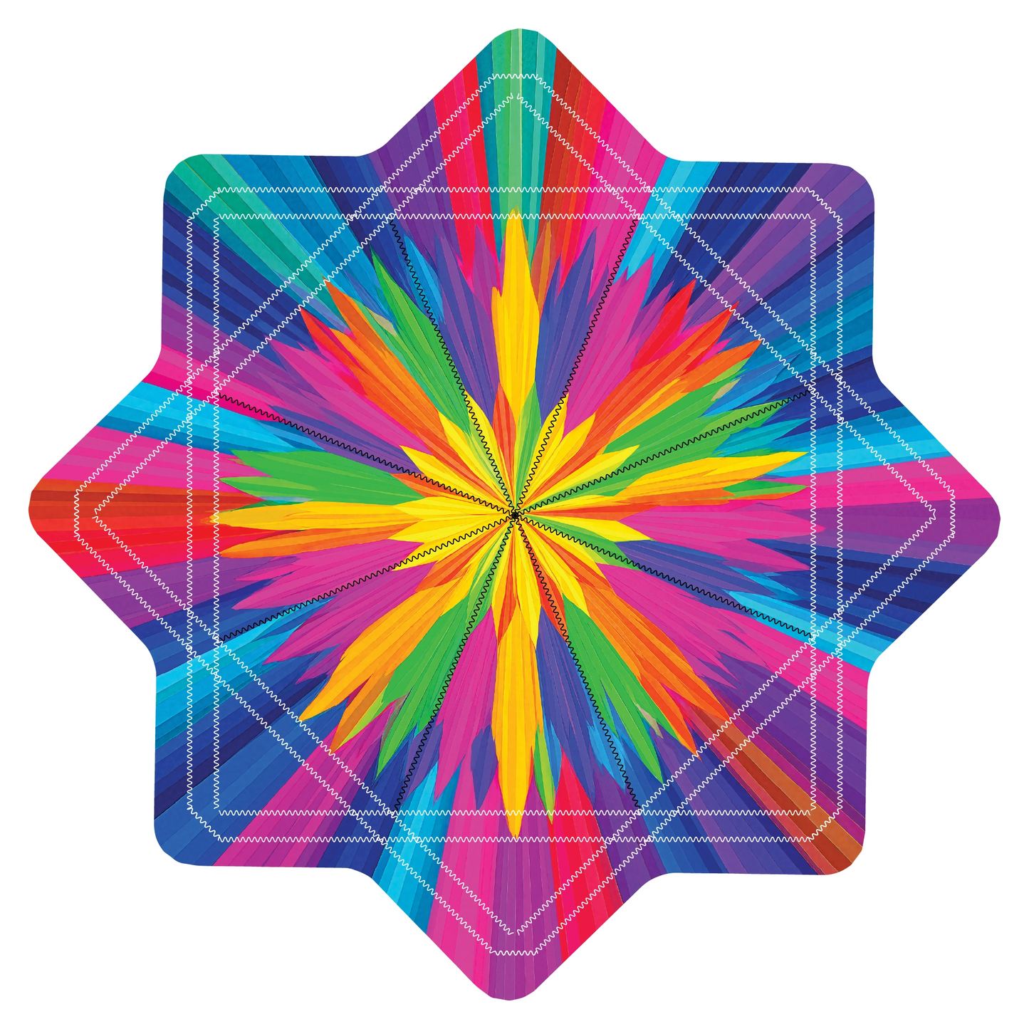 Rainbow Smoke – GlowStar- LED Light Up 26" (Ready To Ship)