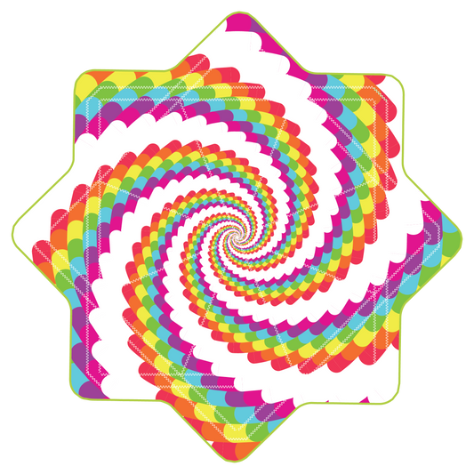 Rainbow Swirl –  GlowStar- LED Light Up 26" (Ready To Ship)