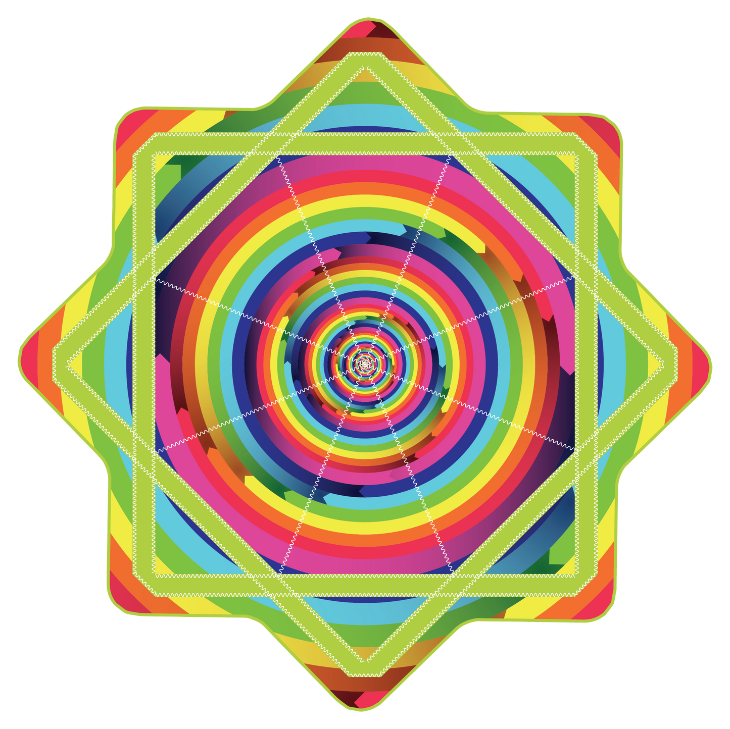 Rainbow Swirl – GlowStar- LED Light Up 26" (Ready To Ship)