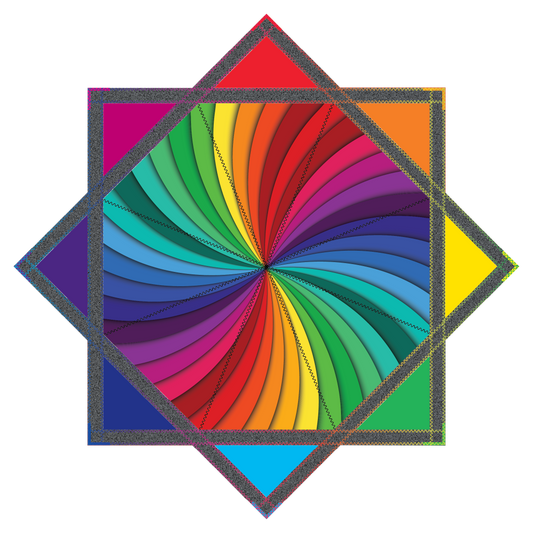 Rainbow Warp – Forever FlowStar 26" (Ships By Feb. 20th)