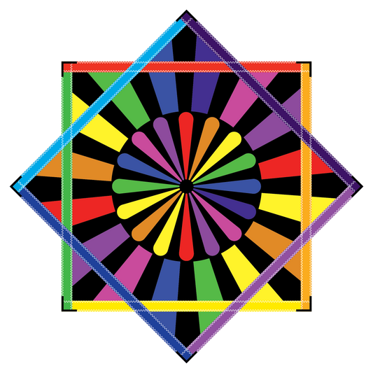 Round Rainbow – Forever FlowStar 26" (Ready To Ship-Drops Aug. 20th)