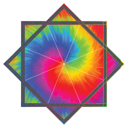 Spiral Dye – Forever FlowStar 26" (Ready to Ship)