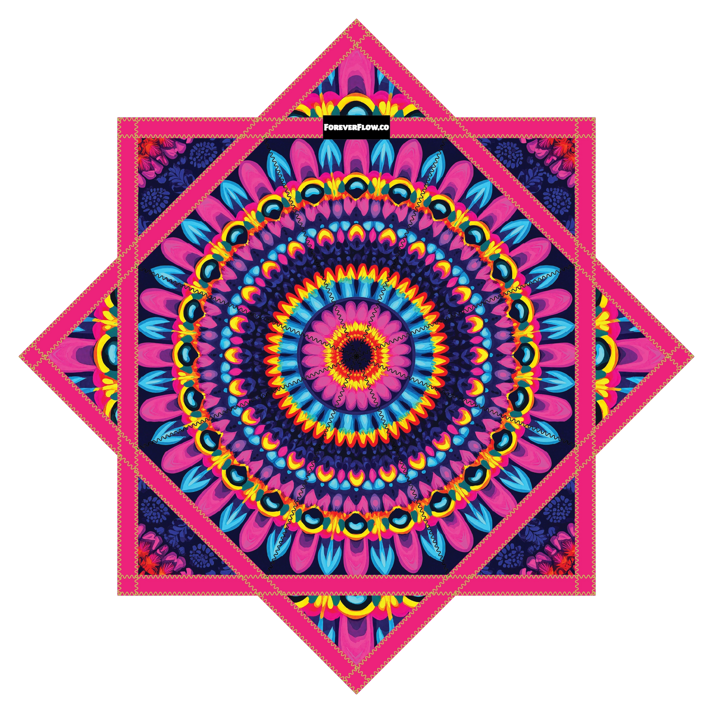 Tribal Fractal – Forever FlowStar 26" (Ready To Ship)